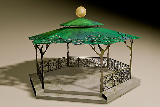 Maquette for Grow Regina Gazebo, ©2010 Victor Cicansky