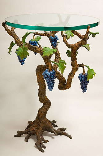 Pedestal Cabernet Table, ©2009 Victor Cicansky