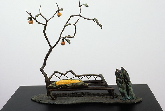 Bench Corn 2, ©1991 Victor Cicansky
