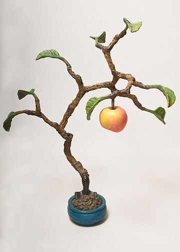 Mini Apple Bonsai, ©2008 Victor Cicansky