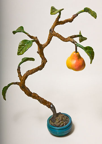 Mini Pear Bonsai, ©2009 Victor Cicansky