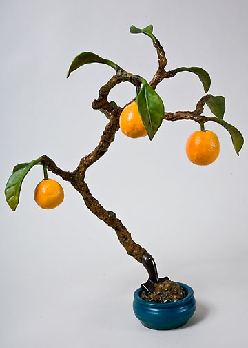 Mini September Orange Bonsai, ©2009 Victor Cicansky