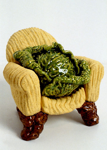 Armchair Cabbage, ©2000 Victor Cicansky