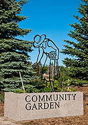 Cicansky entrance sculpture