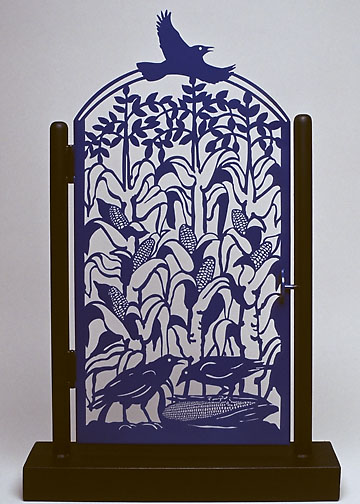Blue Garden Gate, ©2001 Victor Cicansky