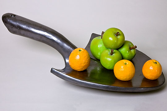Granny Smith Shovel with Oranges, ©2008 Victor Cicansky