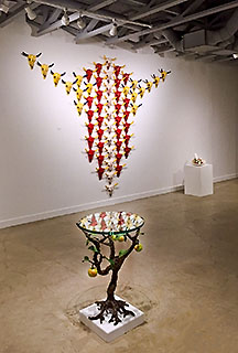 Victor's work at the Slate Gallery